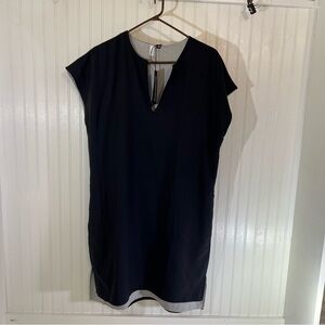 NWT Betabrand Black and Gray Reversible Travel Dress Size Large